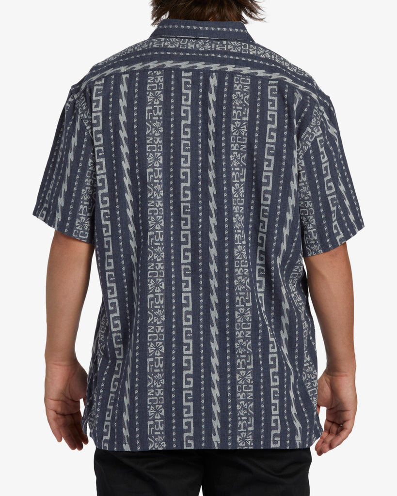 Camisa Billabong Sundays Jacquard Slate Blue