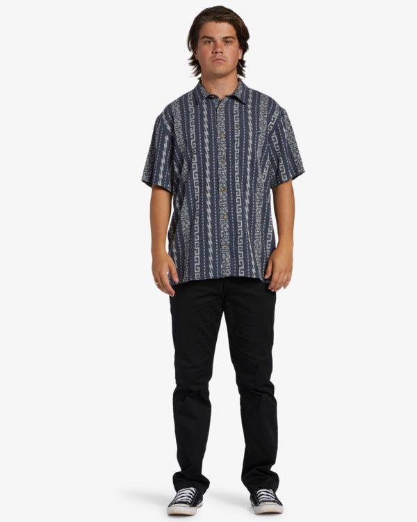 Camisa Billabong Sundays Jacquard Slate Blue