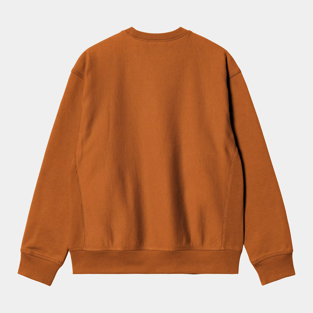 Sudadera Carhartt Wip American Script Sienna