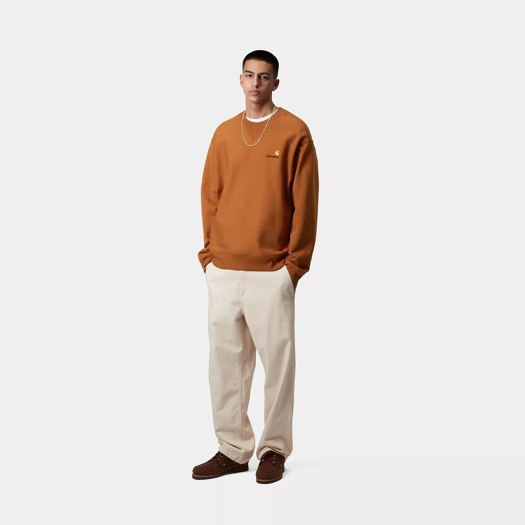 Sudadera Carhartt Wip American Script Sienna