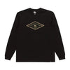 Camiseta Quiksilver Diamond Logo Black Ls