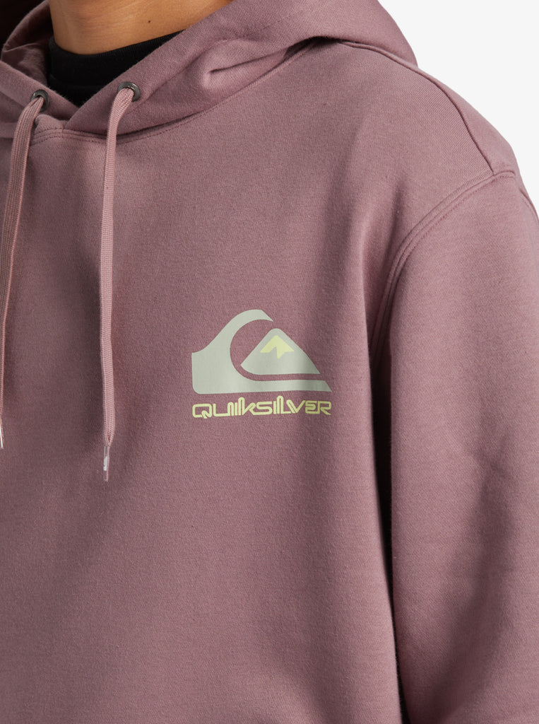 Sudadera Quiksilver Omni Logo Hoodie Grape Shake