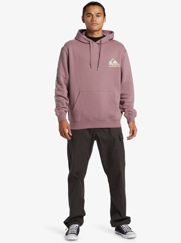 Sudadera Quiksilver Omni Logo Hoodie Grape Shake