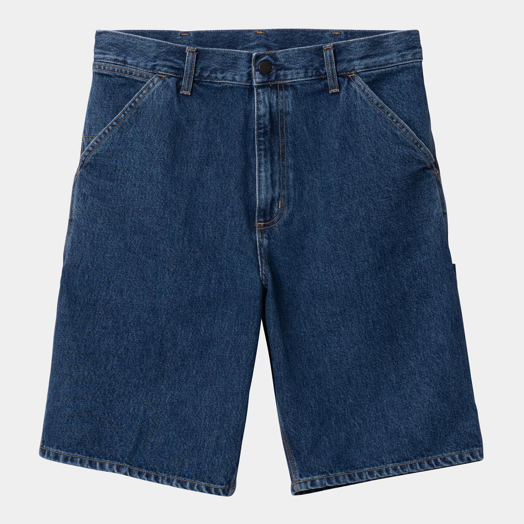 Bermudas Carhartt Wip Single Knee Short Washed Blue