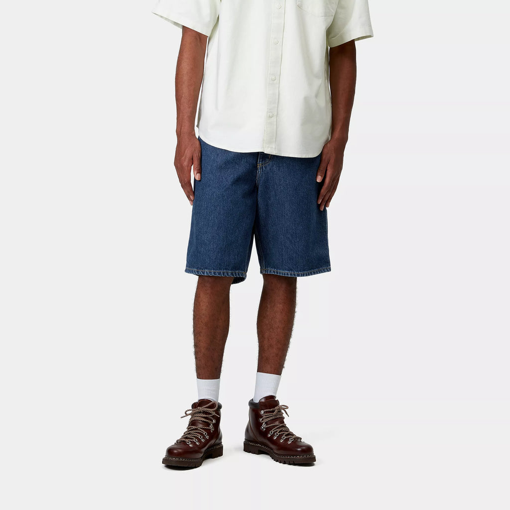 Bermudas Carhartt Wip Single Knee Short Washed Blue