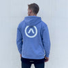 Sudadera Hoodie Triplemelon Azul Lavanda