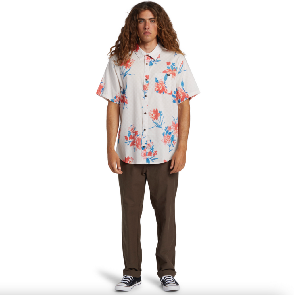 Camisa Billabong Sundays SS Fog