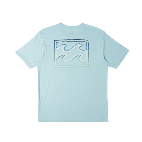 Camiseta Billabong Crayon Wave Kids White