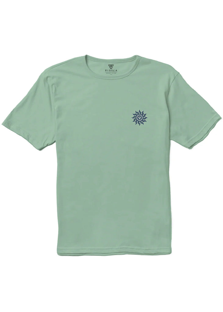 Camiseta Vissla Spins Organic Jade