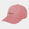 Gorra Carhartt WIP Canvas Script Dusty Rose