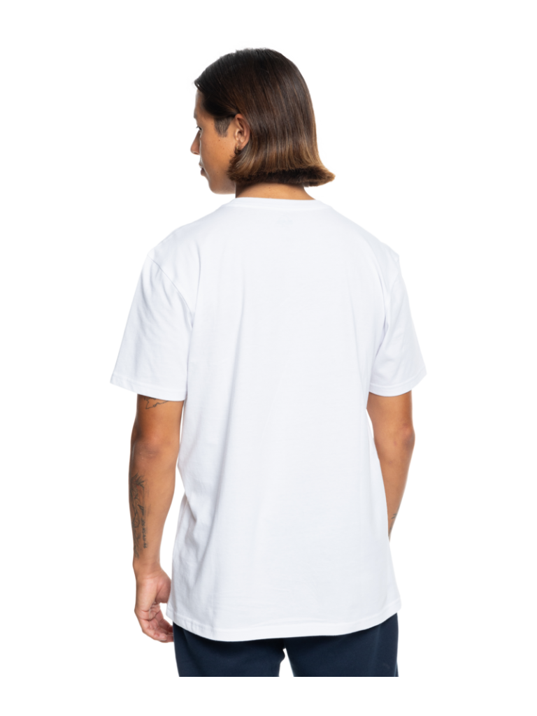 Camiseta Quiksilver Camo Logo White