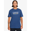 Camiseta Quiksilver Range Life Front Estate Blue