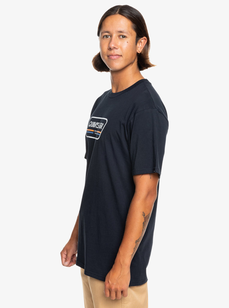 Camiseta Quiksilver Range Life Front Black