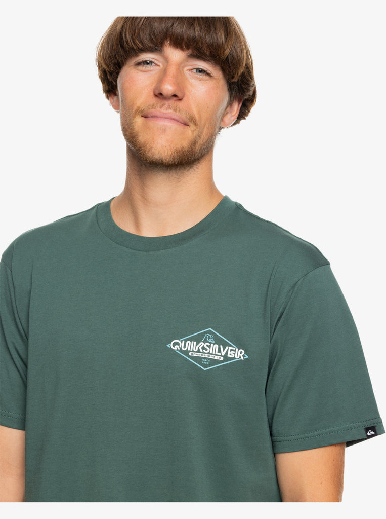 Camiseta Quiksilver Omni Sign Forest