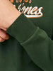 Sudadera Jack & Jones Logo Sweat Kombu Green