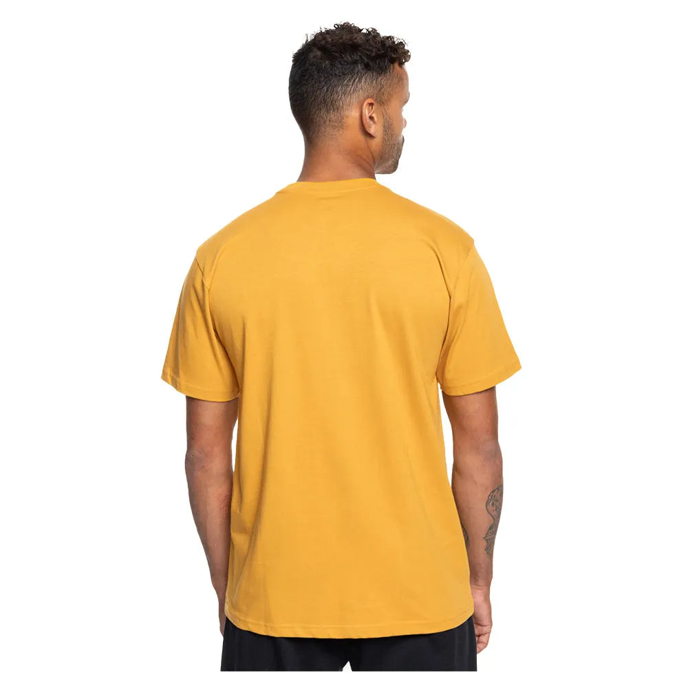 Camiseta Quiksilver Circle Logo Mustard