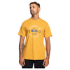 Camiseta Quiksilver Circle Logo Mustard