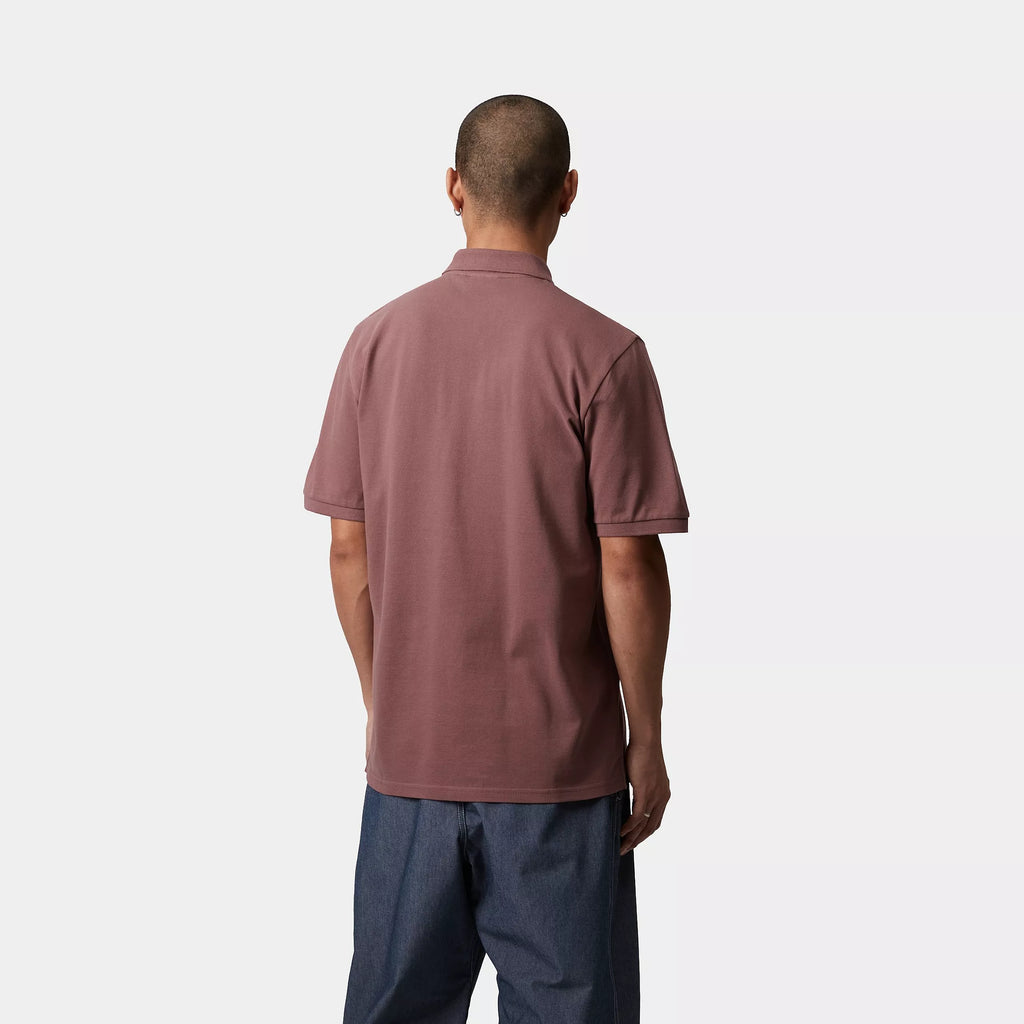 Polo Carhartt Wip Chase Pique Dusky Pink