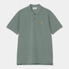 Polo Carhartt Wip Chase Pique Silver Pine