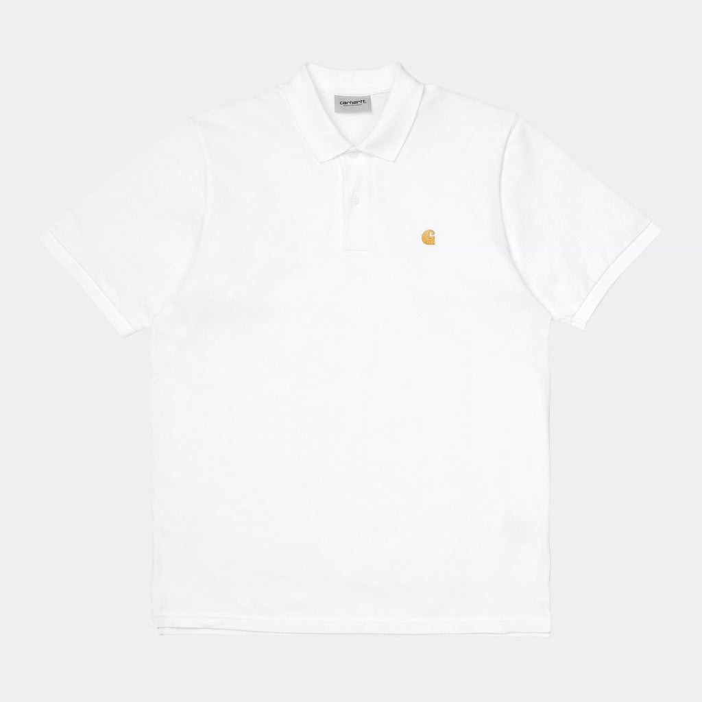 Polo Carhartt Wip Chase Pique White