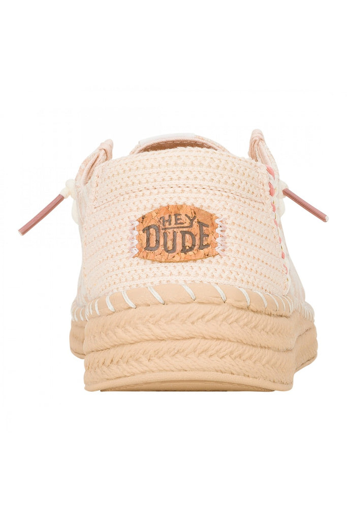 Zapatillas Hey Dude Wendy Espadrille Retro Palm Pale Pink