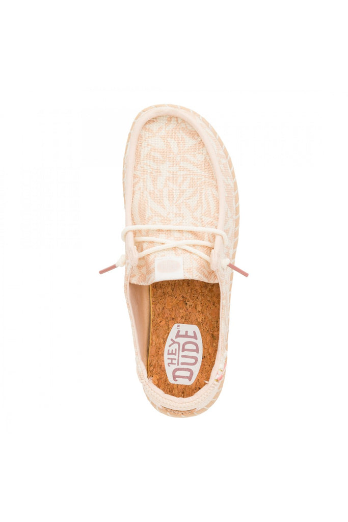 Zapatillas Hey Dude Wendy Espadrille Retro Palm Pale Pink